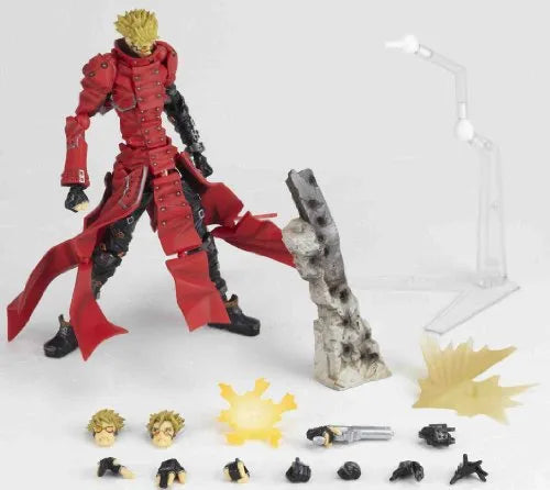 Trigun: Badlands Rumble - Vash the Stampede - Revoltech No.091ㅤ – Kaiyodo – ActionFigureBrasil