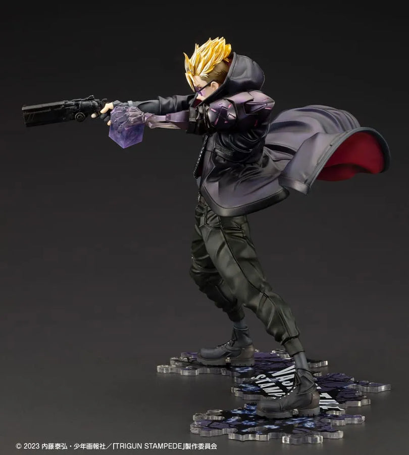 Trigun Stampede - Vash the Stampede - ARTFX J - 1/8 - -The Gunman in Black-, Trigun Stampede Ver. (Kotobukiya) [Shop Exclusive]ㅤ – Kotobukiya – ActionFigureBrasil