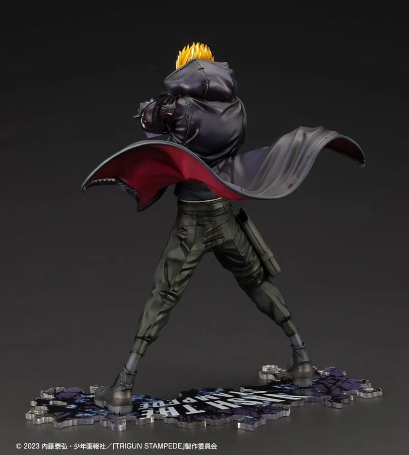 Trigun Stampede - Vash the Stampede - ARTFX J - 1/8 - -The Gunman in Black-, Trigun Stampede Ver. (Kotobukiya) [Shop Exclusive]ㅤ – Kotobukiya – ActionFigureBrasil