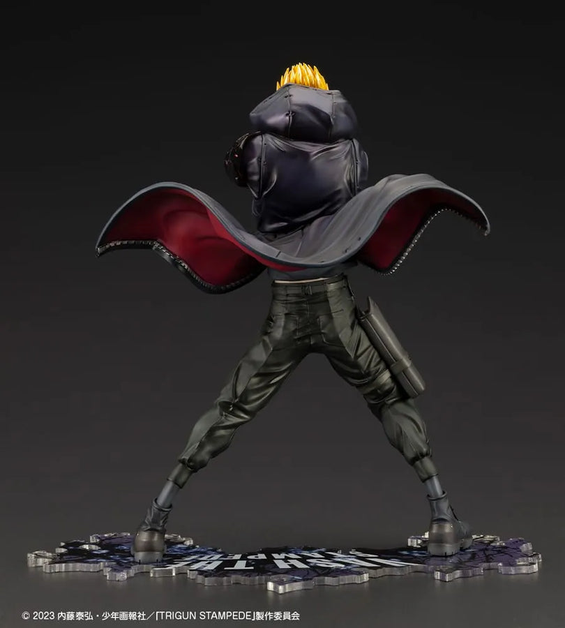 Trigun Stampede - Vash the Stampede - ARTFX J - 1/8 - -The Gunman in Black-, Trigun Stampede Ver. (Kotobukiya) [Shop Exclusive]ㅤ – Kotobukiya – ActionFigureBrasil
