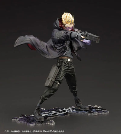 Trigun Stampede - Vash the Stampede - ARTFX J - 1/8 - -The Gunman in Black-, Trigun Stampede Ver. (Kotobukiya) [Shop Exclusive]ㅤ – Kotobukiya – ActionFigureBrasil — ambientada