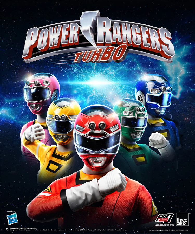 Turbo Power Rangers Pack – Threezero – ActionFigure Brasil