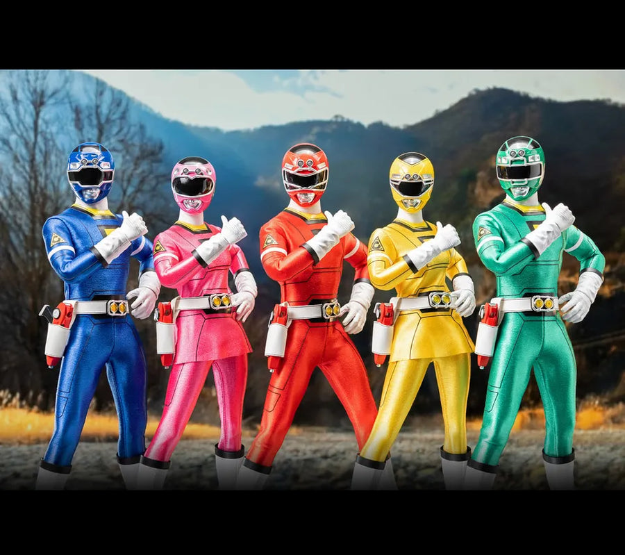 Turbo Power Rangers Pack – Threezero – ActionFigure Brasil