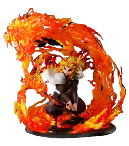 TV Anime Kimetsu no Yaiba Mugen Ressha Hen - Rengoku Kyoujurou - 1/8 - Honou no Kokyuu Ougi Ku no Kata: Rengoku (Aniplex, Wing) [Shop Exclusive]ㅤ – Wing – ActionFigureBrasil