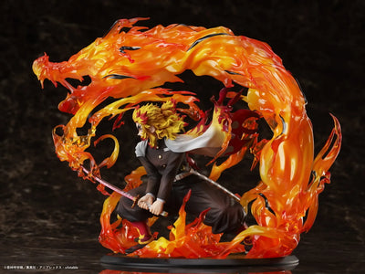 TV Anime Kimetsu no Yaiba Mugen Ressha Hen - Rengoku Kyoujurou - 1/8 - Honou no Kokyuu Ougi Ku no Kata: Rengoku (Aniplex, Wing) [Shop Exclusive]ㅤ – Wing – ActionFigureBrasil — embalagem