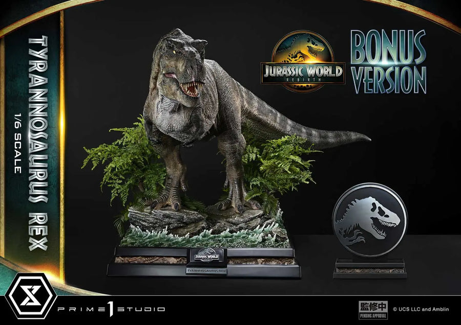 Tyrannosaurus Rex 1/6 scale (Bonus Version) Jurassic World Rebirth – Prime1Studio – ActionFigure Brasil