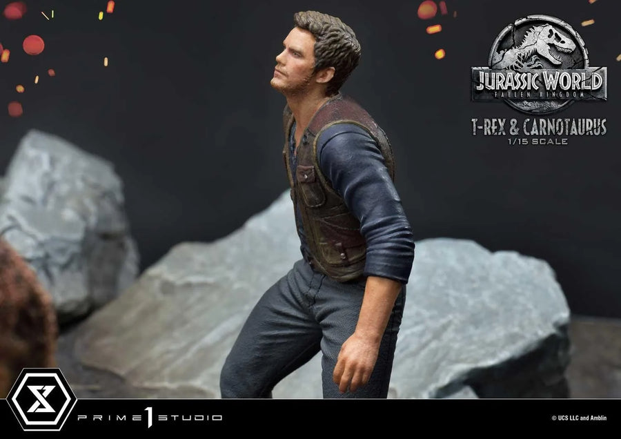 Tyrannosaurus-Rex & Carnotaurus (Deluxe Version) Jurassic World: Fallen Kingdom (Film) – Prime1Studio – ActionFigure Brasil