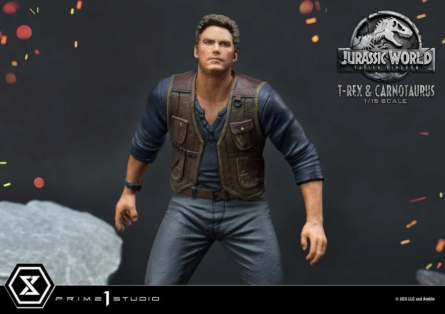 Tyrannosaurus-Rex & Carnotaurus (Regular Version) Jurassic World: Fallen Kingdom (Film) – Prime1Studio – ActionFigure Brasil