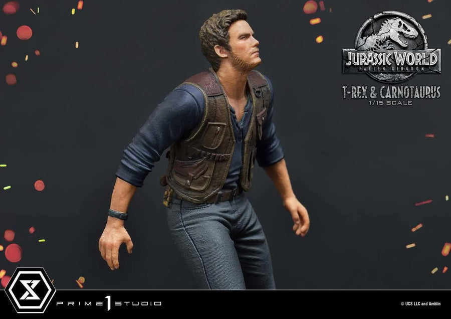 Tyrannosaurus-Rex & Carnotaurus (Regular Version) Jurassic World: Fallen Kingdom (Film) – Prime1Studio – ActionFigure Brasil