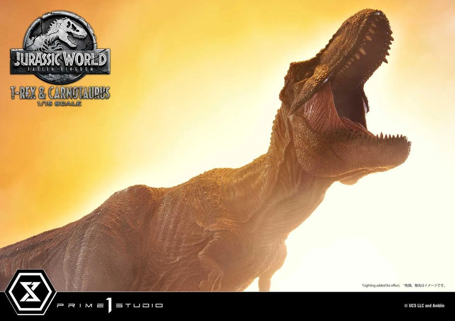 Tyrannosaurus-Rex & Carnotaurus (Regular Version) Jurassic World: Fallen Kingdom (Film) – Prime1Studio – ActionFigure Brasil