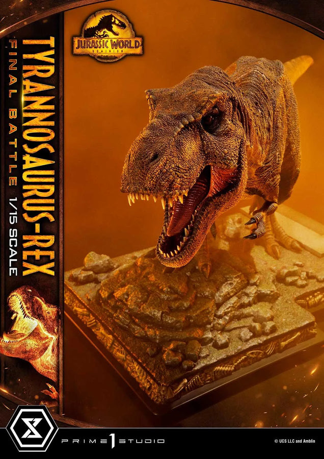 Tyrannosaurus-Rex (Regular Version) Jurassic World: Dominion (Film) – Prime1Studio – ActionFigure Brasil