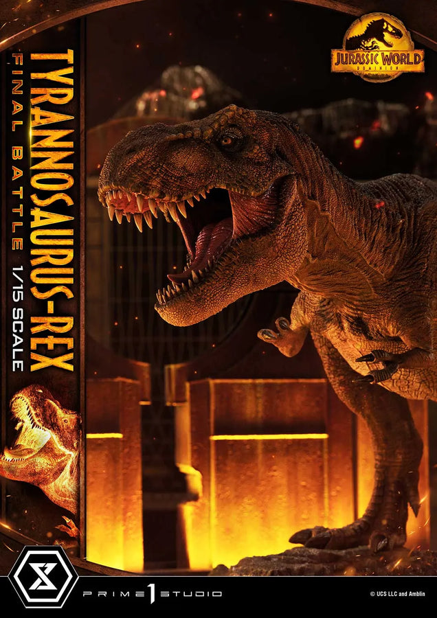 Tyrannosaurus-Rex (Ultimate Version) Jurassic World: Dominion (Film) – Prime1Studio – ActionFigure Brasil