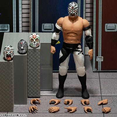 Ultimate 7Inch Action Figure "New Japan Pro-wrestling" Series 2 BUSHIㅤ – Super7 – ActionFigureBrasil — ângulo diferente