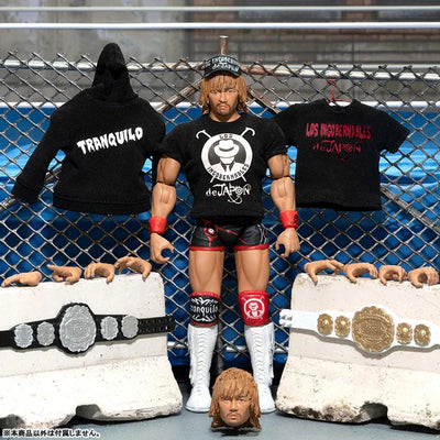 Ultimate 7Inch Action Figure "New Japan Pro-wrestling" Series 2 Tetsuya Naitoㅤ – Super7 – ActionFigureBrasil — ângulo diferente