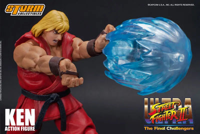 Ultra Street Fighter II: The Final Challengers - Ken Masters - 1/12 (Storm Collectibles)ㅤ – Storm Collectibles – ActionFigureBrasil — com base expositora