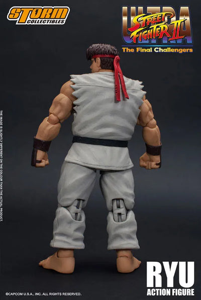 Ultra Street Fighter II: The Final Challengers - Ryu - 1/12 (Storm Collectibles)ㅤ – Storm Collectibles – ActionFigureBrasil — ângulo diferente