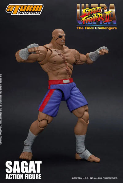 Ultra Street Fighter II: The Final Challengers - Sagat - 1/12 (Storm Collectibles)ㅤ – Storm Collectibles – ActionFigureBrasil — ambientada
