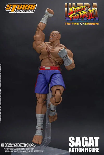 Ultra Street Fighter II: The Final Challengers - Sagat - 1/12 (Storm Collectibles)ㅤ – Storm Collectibles – ActionFigureBrasil — detalhe do produto