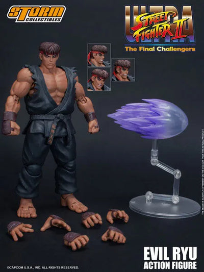Ultra Street Fighter II: The Final Challengers - Satsui no Hadou ni Mezameta Ryuu - 1/12 (Storm Collectibles)ㅤ – Storm Collectibles – ActionFigureBrasil — close