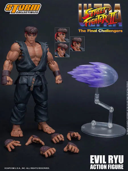 Ultra Street Fighter II: The Final Challengers - Satsui no Hadou ni Mezameta Ryuu - 1/12 (Storm Collectibles)ㅤ – Storm Collectibles – ActionFigureBrasil