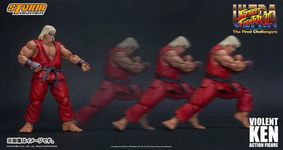 Ultra Street Fighter II: The Final Challengers - Sennousareta Ken - 1/12 (Storm Collectibles)ㅤ – Storm Collectibles – ActionFigureBrasil — ambientada