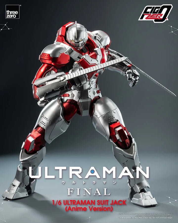 Ultraman Suit Jack (Anime Version) – Threezero – ActionFigure Brasil