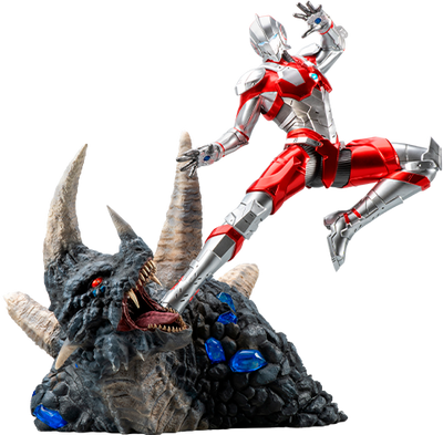 Ultraman vs Black King - LIMITED EDITION: 1500 – PureArts – ActionFigure Brasil — com base expositora