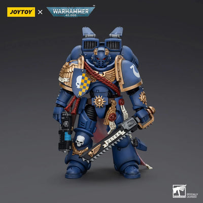 Ultramarines Jump Pack Intercessors with Captain – Joytoy – ActionFigure Brasil — acessórios