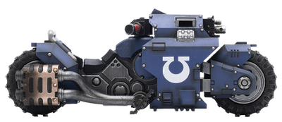 Ultramarines Outriders Bike – Joytoy – ActionFigure Brasil — close
