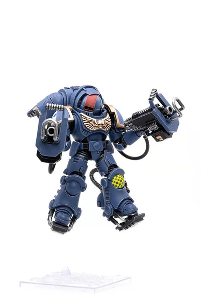 Ultramarines Primaris Inceptors – Joytoy – ActionFigure Brasil — com base expositora