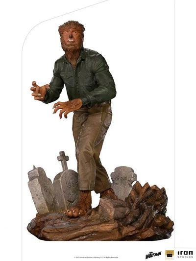 "Universal Monsters" Iron Studios Statue "Deluxe Art Scale" 1/10 Scale Wolf Manㅤ – Iron Studios – ActionFigureBrasil