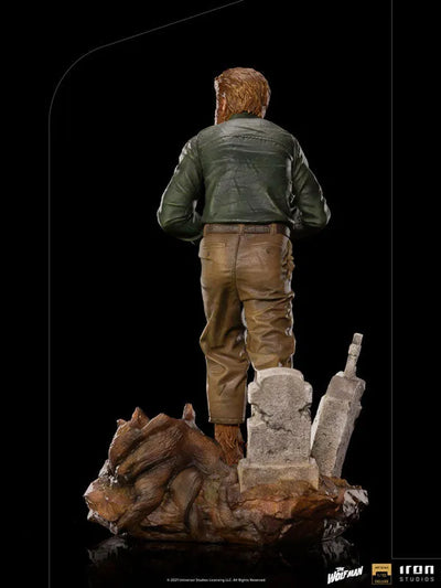 "Universal Monsters" Iron Studios Statue "Deluxe Art Scale" 1/10 Scale Wolf Manㅤ – Iron Studios – ActionFigureBrasil — detalhe do produto