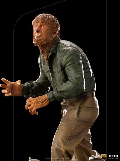 "Universal Monsters" Iron Studios Statue "Deluxe Art Scale" 1/10 Scale Wolf Manㅤ – Iron Studios – ActionFigureBrasil — close