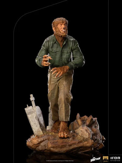 "Universal Monsters" Iron Studios Statue "Deluxe Art Scale" 1/10 Scale Wolf Manㅤ – Iron Studios – ActionFigureBrasil — ambientada