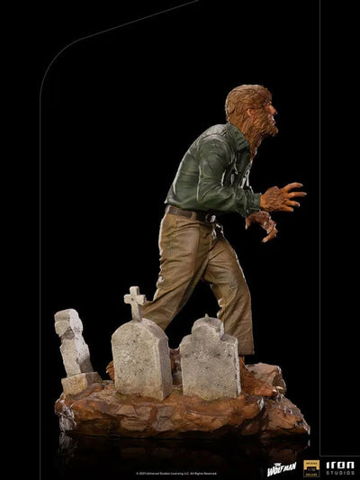 "Universal Monsters" Iron Studios Statue "Deluxe Art Scale" 1/10 Scale Wolf Manㅤ – Iron Studios – ActionFigureBrasil — iluminação de estúdio