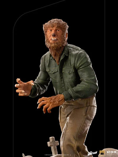 "Universal Monsters" Iron Studios Statue "Deluxe Art Scale" 1/10 Scale Wolf Manㅤ – Iron Studios – ActionFigureBrasil — close