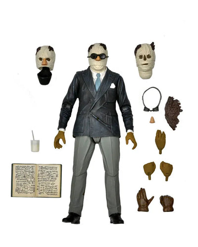 Universal Monsters/ The Invisible Man: Dr. Jack Griffin Ultimate 7 Inch Action Figureㅤ – NECA – ActionFigureBrasil