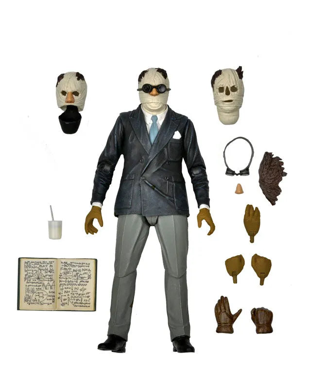 Universal Monsters/ The Invisible Man: Dr. Jack Griffin Ultimate 7 Inch Action Figureㅤ – NECA – ActionFigureBrasil