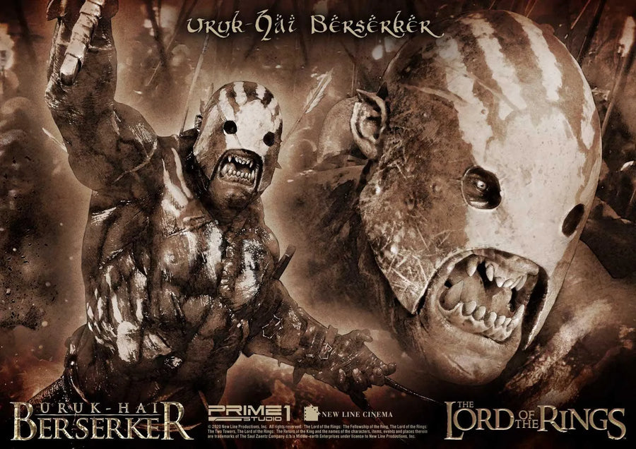Uruk-Hai Berserker (Deluxe Version) The Lord of the Rings: The Two Towers (Film) – Prime1Studio – ActionFigure Brasil