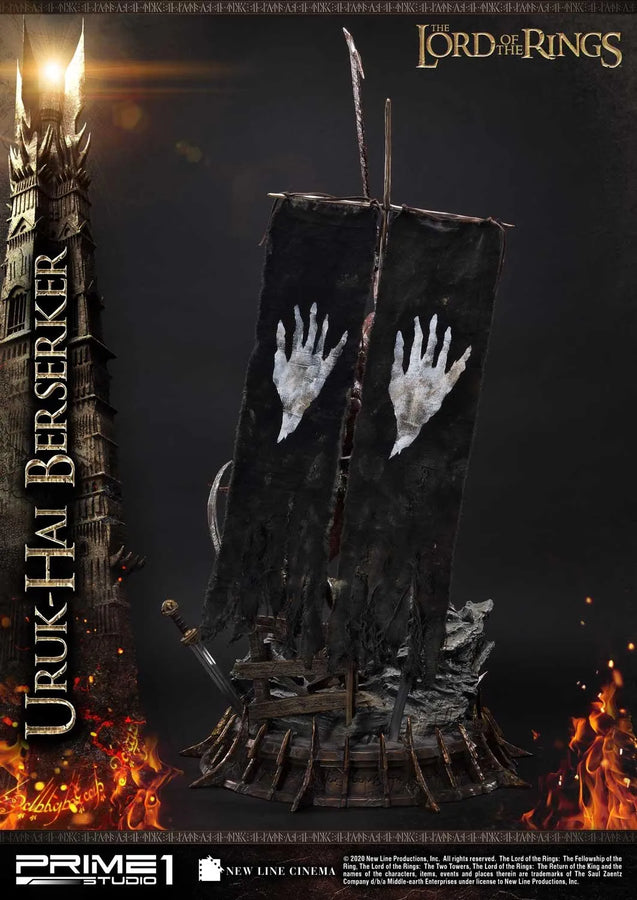 Uruk-Hai Berserker (Deluxe Version) The Lord of the Rings: The Two Towers (Film) – Prime1Studio – ActionFigure Brasil