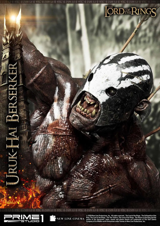 Uruk-Hai Berserker (Deluxe Version) The Lord of the Rings: The Two Towers (Film) – Prime1Studio – ActionFigure Brasil