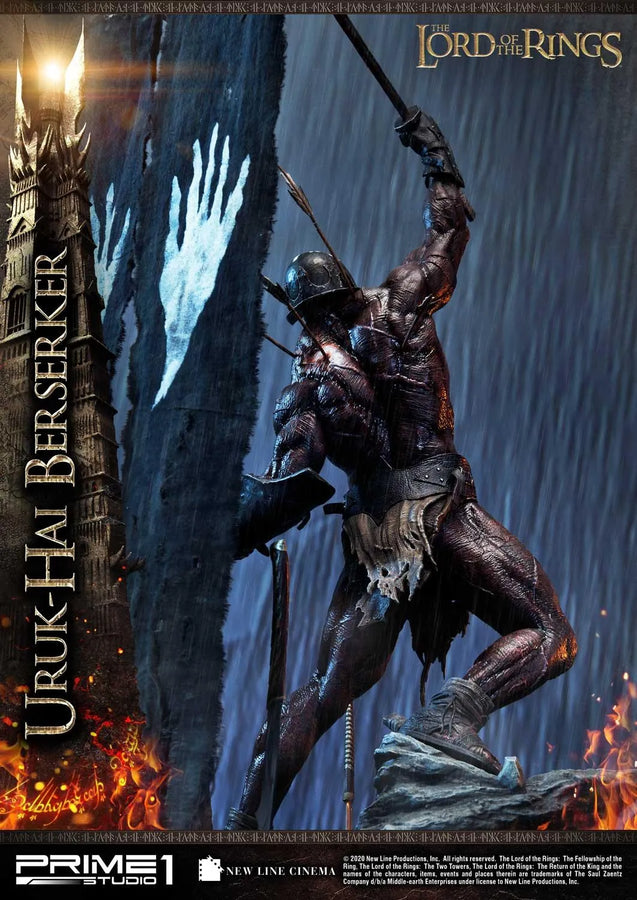 Uruk-Hai Berserker (Deluxe Version) The Lord of the Rings: The Two Towers (Film) – Prime1Studio – ActionFigure Brasil