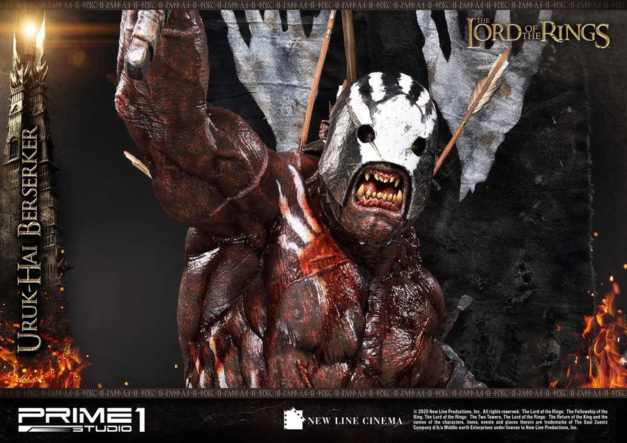 Uruk-Hai Berserker (Deluxe Version) The Lord of the Rings: The Two Towers (Film) – Prime1Studio – ActionFigure Brasil