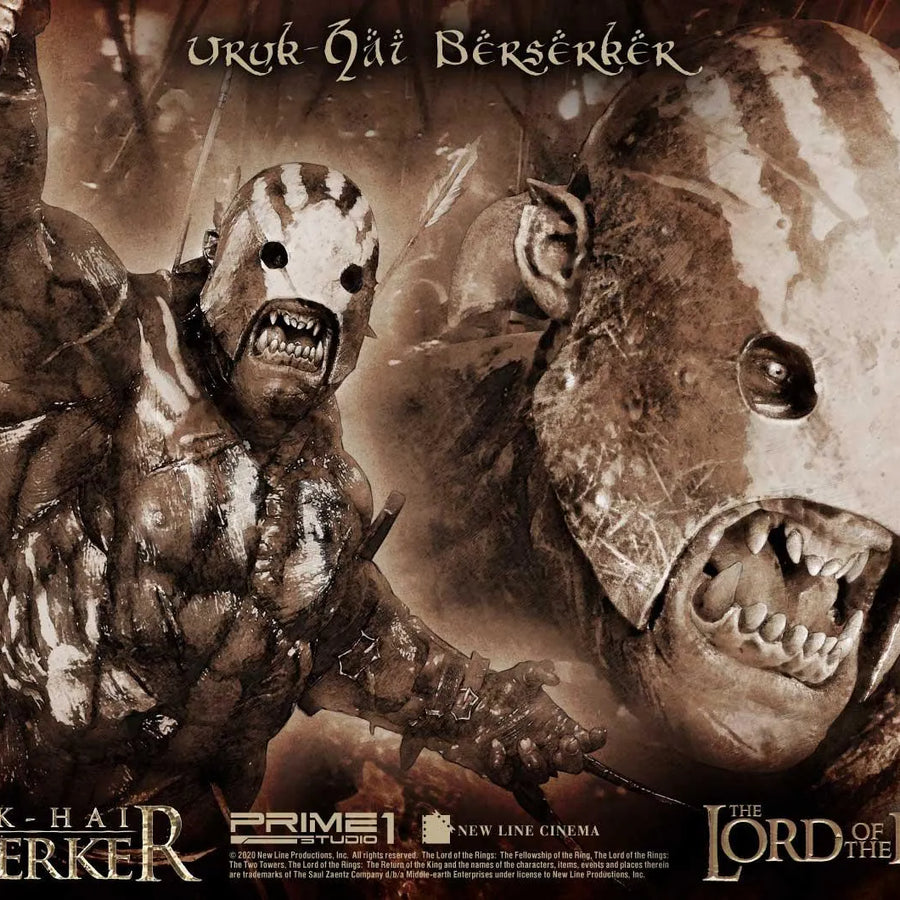 Uruk-Hai Berserker (Regular Version) The Lord of the Rings: The Two Towers (Film) – Prime1Studio – ActionFigure Brasil