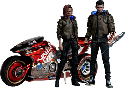 V Male and Female with Yaiba Kusanagi - LIMITED EDITION: 2077 – PureArts – ActionFigure Brasil — embalagem