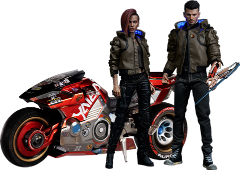 V Male and Female with Yaiba Kusanagi - LIMITED EDITION: 2077 – PureArts – ActionFigure Brasil