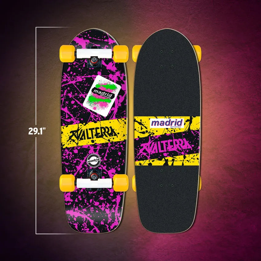 Valterra Madrid (Complete) - LIMITED EDITION: 1985 (Complete Version) – Madrid Skateboards – ActionFigure Brasil