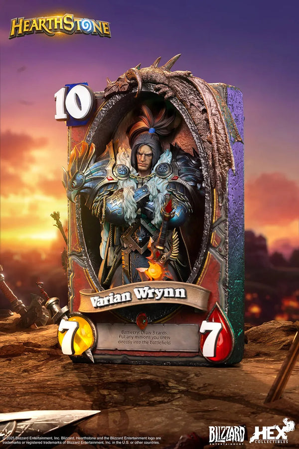 Varian Wrynn 3D Art Frame – HEX Collectibles – ActionFigure Brasil