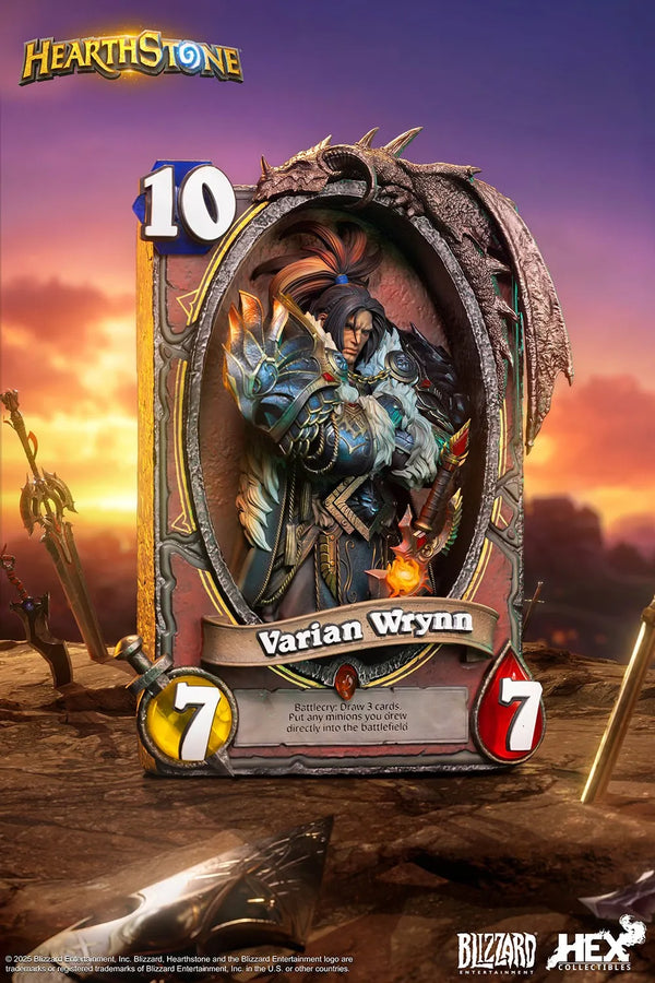 Varian Wrynn 3D Art Frame – HEX Collectibles – ActionFigure Brasil