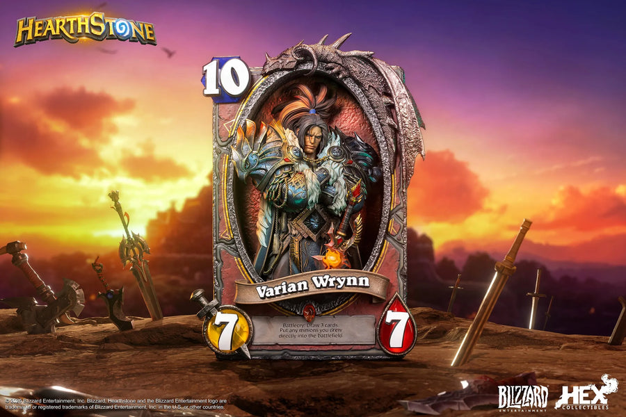 Varian Wrynn 3D Art Frame – HEX Collectibles – ActionFigure Brasil